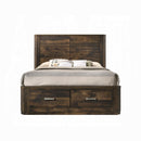 The Rowen Rustic Storage Bed by Reylani Family Furniture