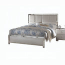 The Sorelle Platinum Mirror-Trim Bed by Reylani Family Furniture