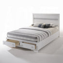 The Solvay White Storage Bed by Reylani Family Furniture