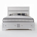 The Solvay White Storage Bed by Reylani Family Furniture