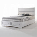 The Solvay White Storage Bed by Reylani Family Furniture