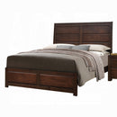 The Oberreit Walnut queen Bed by Reylani Family Furniture