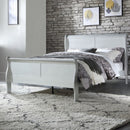 The Marlowe Modern Heritage Sleigh Bed by Realani Family Furniture