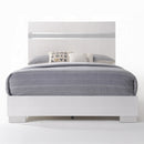 The Naima II Acrylic Panel Bed by Clayson Design