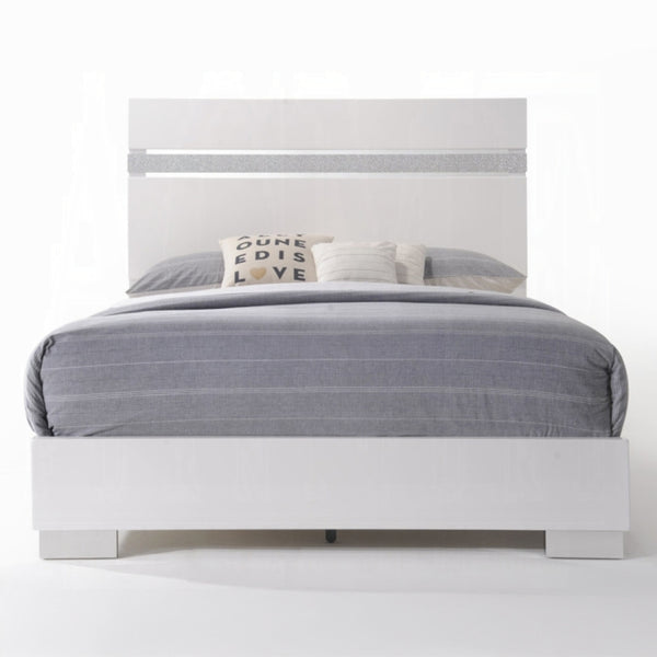 The Naima II Acrylic Panel Bed by Clayson Design