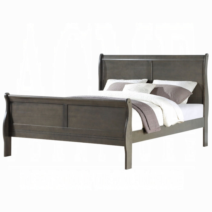 The Everett Modern Classic Sleigh Bed by Realani Family Furniture