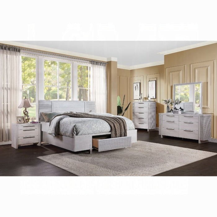 The Delmare White Oak Storage Bed by Clayson Design