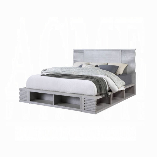 The Delmare White Oak Storage Bed by Clayson Design
