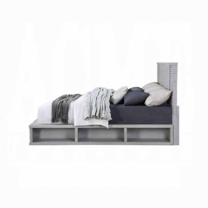 The Delmare White Oak Storage Bed by Clayson Design