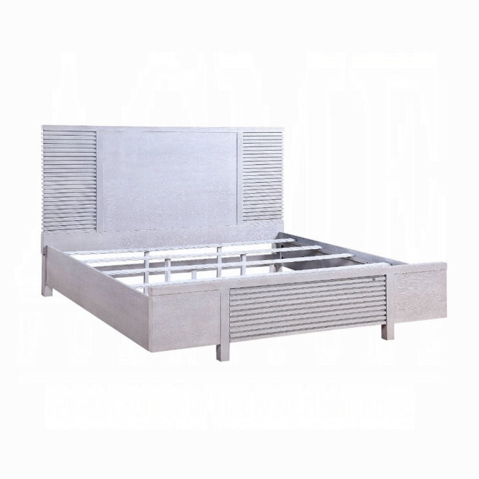The Delmare White Oak Storage Bed by Clayson Design