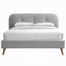 The Elmsford Tufted Platform Bed by Clayson Design