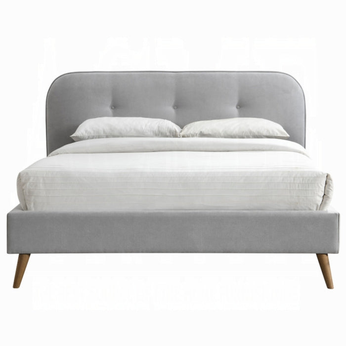 The Elmsford Tufted Platform Bed by Clayson Design