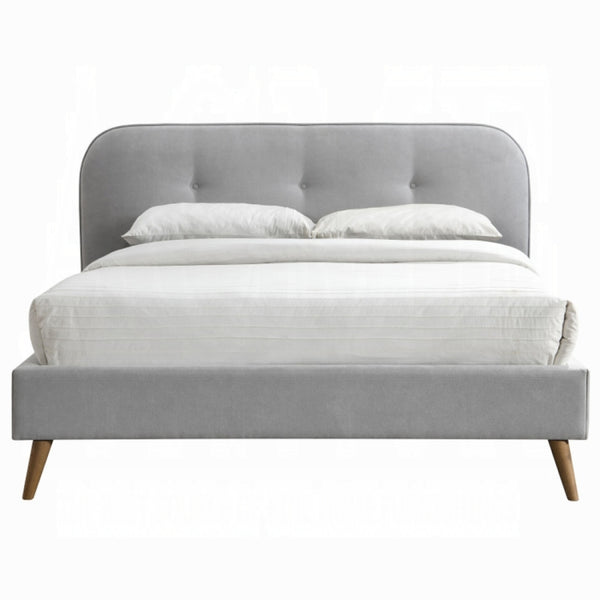 The Bellamy Glam Upholstered Bed by Clayson Design