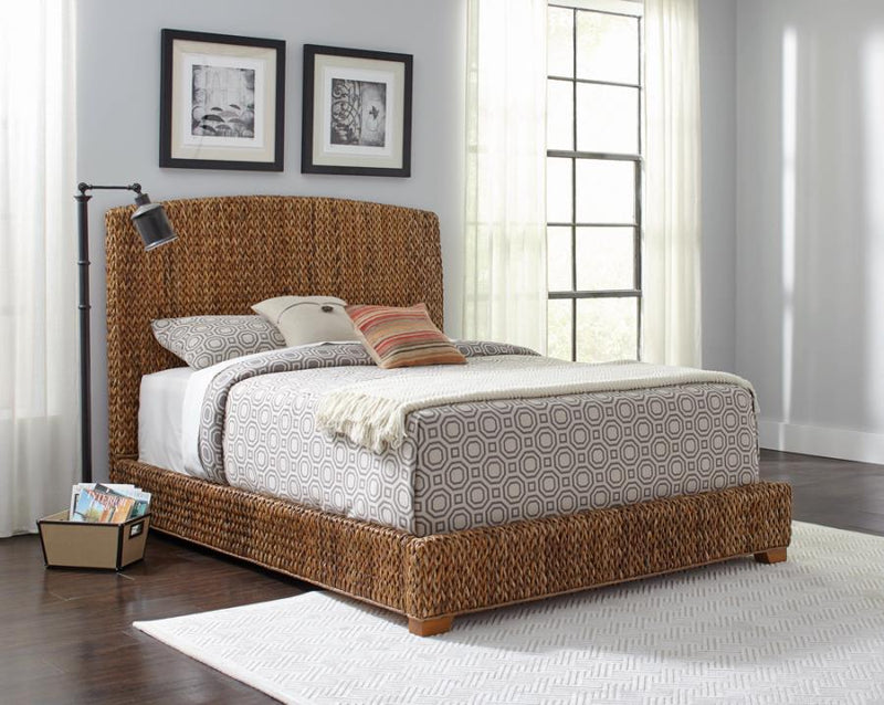 The Delara Woven Coastal Bed by Clayson Design