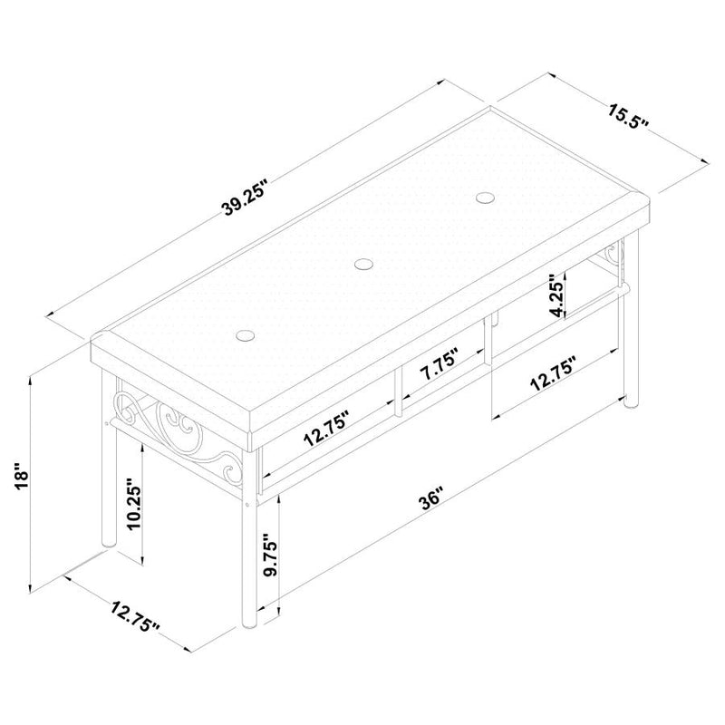 The Bellecôte Cottage Bench by Moppet Furniture