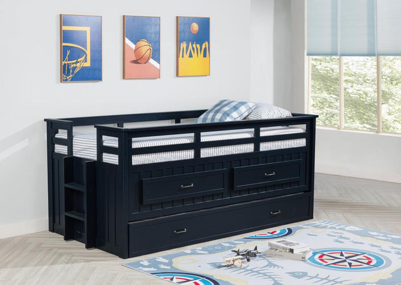 Carlsbad Twin Captain’s Bed with Trundle by Moppet Home