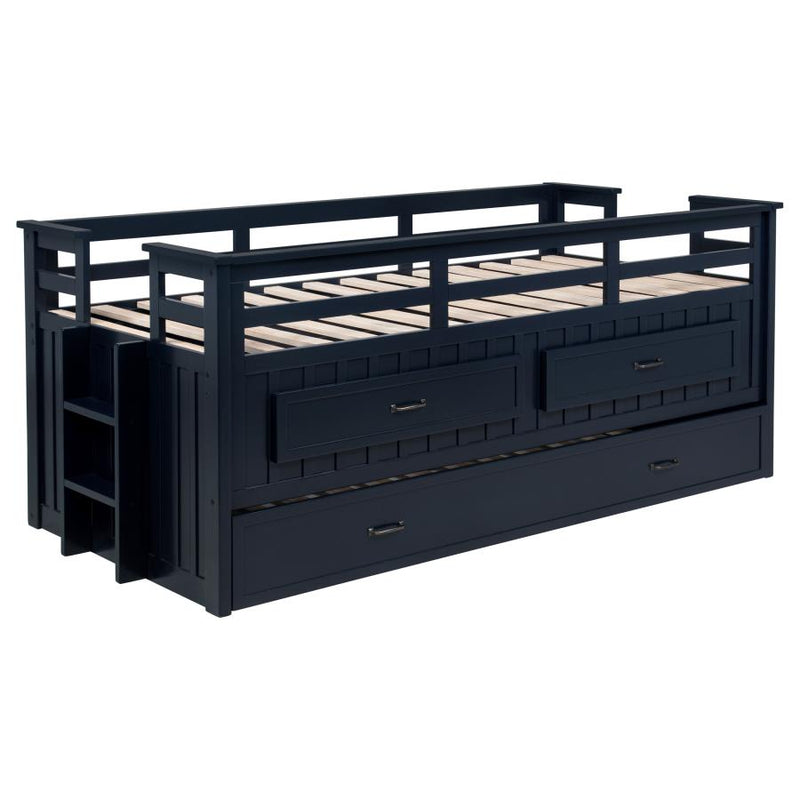 Carlsbad Twin Captain’s Bed with Trundle by Moppet Home