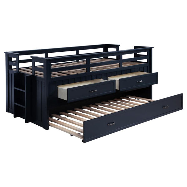 Carlsbad Twin Captain’s Bed with Trundle by Moppet Home