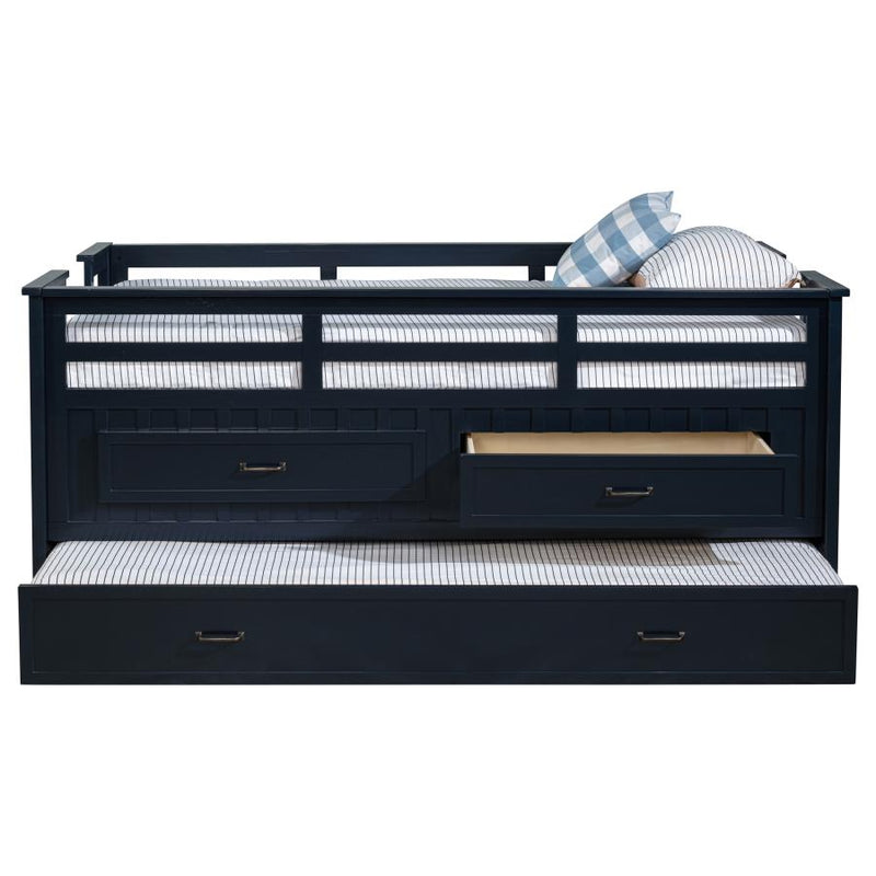 Carlsbad Twin Captain’s Bed with Trundle by Moppet Home
