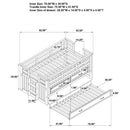 Carlsbad Twin Captain’s Bed with Trundle by Moppet Home