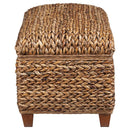 The Delara Woven Storage Bench by Clayson Design