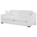 The Ellora Sloped Arm Sofa by Clayson Design