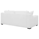 The Ellora Sloped Arm Sofa by Clayson Design