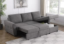 The Everleigh Upholstered Sleeper Sectional by Clayson Design