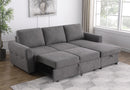 The Everleigh Upholstered Sleeper Sectional by Clayson Design