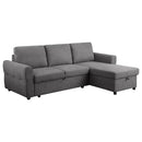 The Everleigh Upholstered Sleeper Sectional by Clayson Design