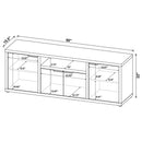 The Emerson Mango-Finish Entertainment Center by Relani Family Furniture