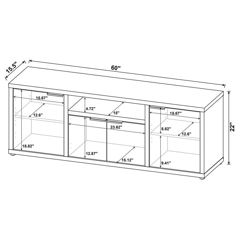 The Emerson Mango-Finish Entertainment Center by Relani Family Furniture