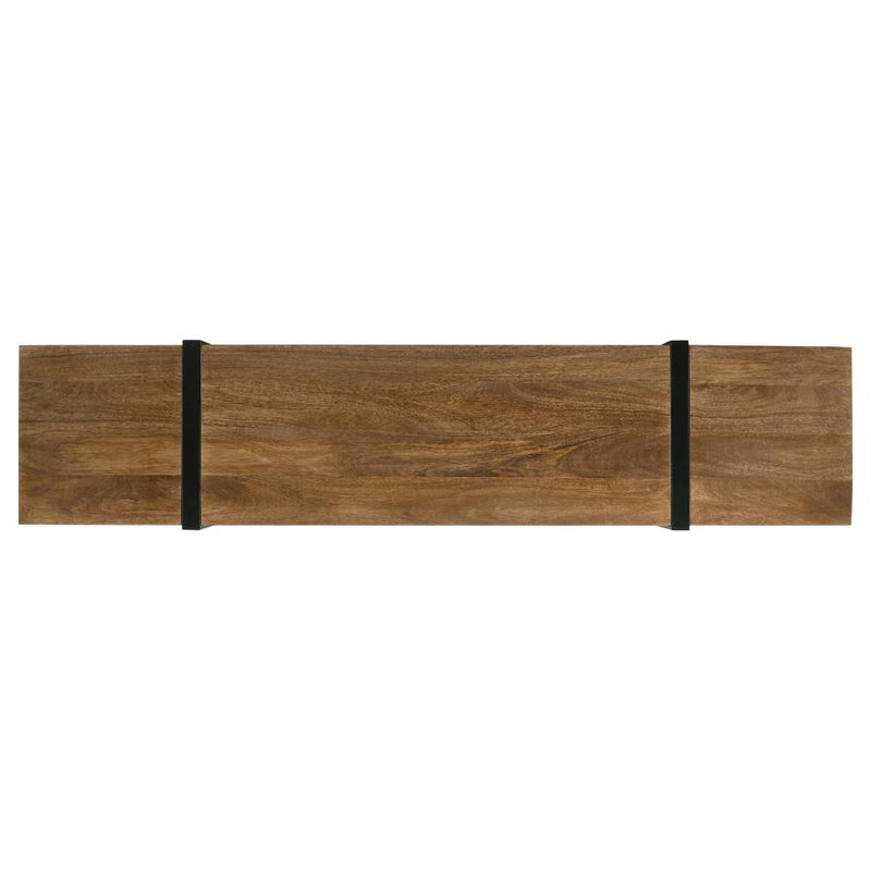 Otto Floating 5-Drawer Mango Wood TV Stand by Clayson Design
