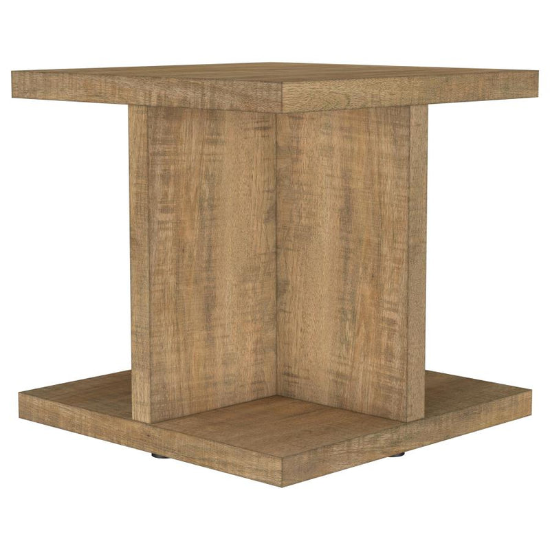 Cortona 3-Piece Mango Finish Coffee Table Set by Relani Family Furniture