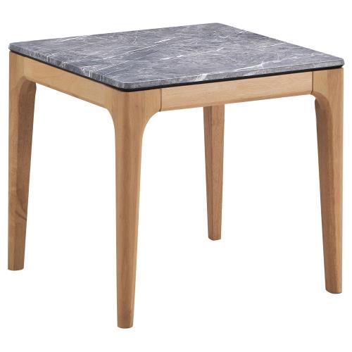 The Polaris 2-Piece Faux Marble Table Set by Relani Family