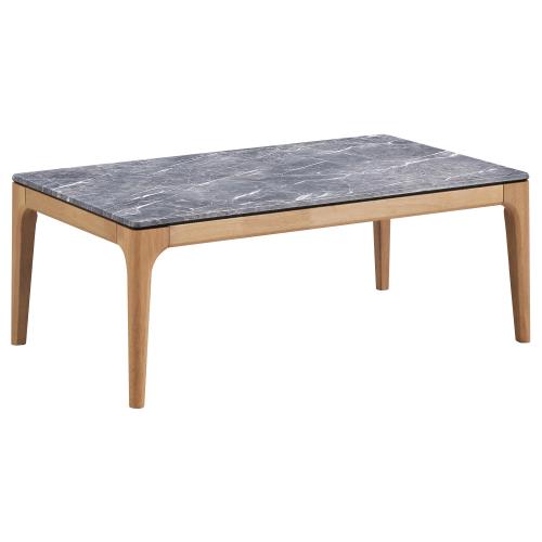 The Polaris 2-Piece Faux Marble Table Set by Relani Family