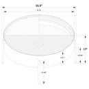 Ozella Round Storage Coffee Table Set by Relani Family Furniture