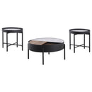 Ozella Round Storage Coffee Table Set by Relani Family Furniture