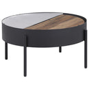 Ozella Round Storage Coffee Table Set by Relani Family Furniture