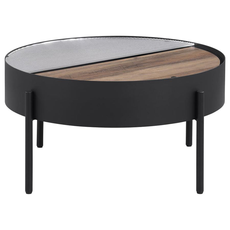 Ozella Round Storage Coffee Table Set by Relani Family Furniture