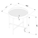 Ozella Round Storage Coffee Table Set by Relani Family Furniture