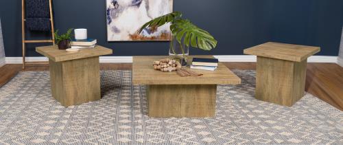 The Landen Rustic 3-Piece Table Set by Relani Family Furniture