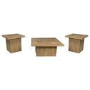 The Landen Rustic 3-Piece Table Set by Relani Family Furniture