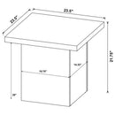 The Landen Rustic 3-Piece Table Set by Relani Family Furniture