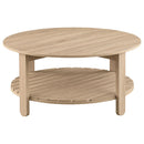 Harper Farmhouse Round Table Trio by Relani Family Furniture