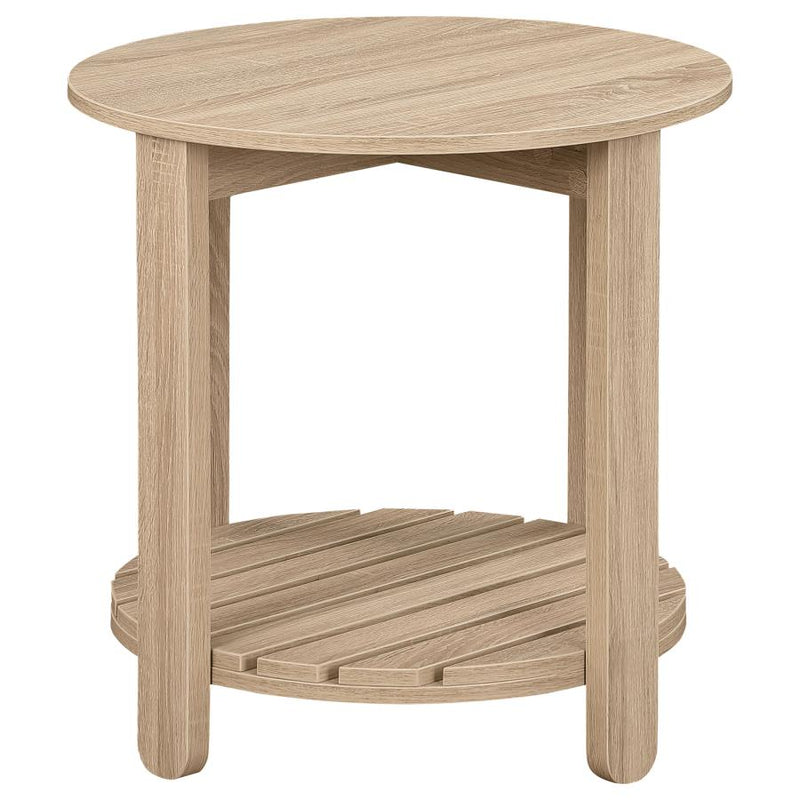 Harper Farmhouse Round Table Trio by Relani Family Furniture