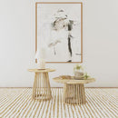 Touhy Round Mango Wood Coffee Table by Relani Family Furniture