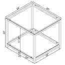 Trini 2-Piece Coffee & End Table Set – Black Nickel by Clayson Design