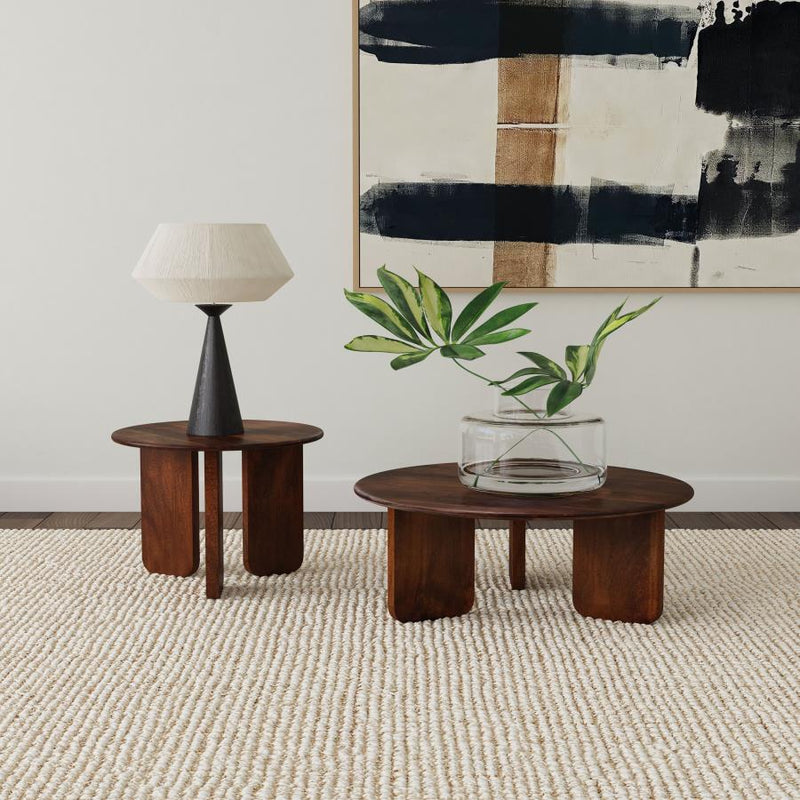 Dale 2‑Piece Solid Wood Table Set by Relani Family Furniture