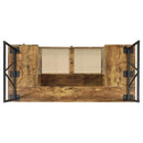 The Ellery 4-Drawer Rustic Writing Desk by Relani Family Furniture